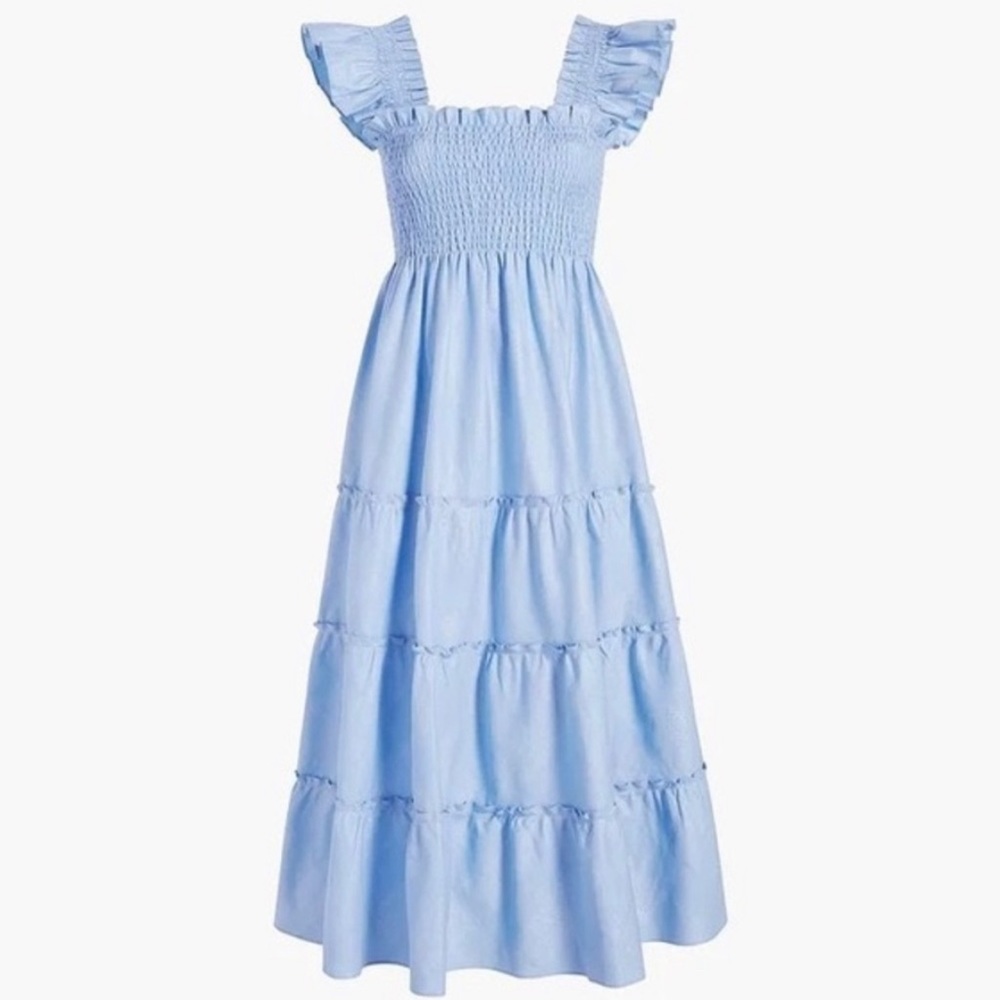 Hill House Home Blue Glitter Check Ellie Size Small
